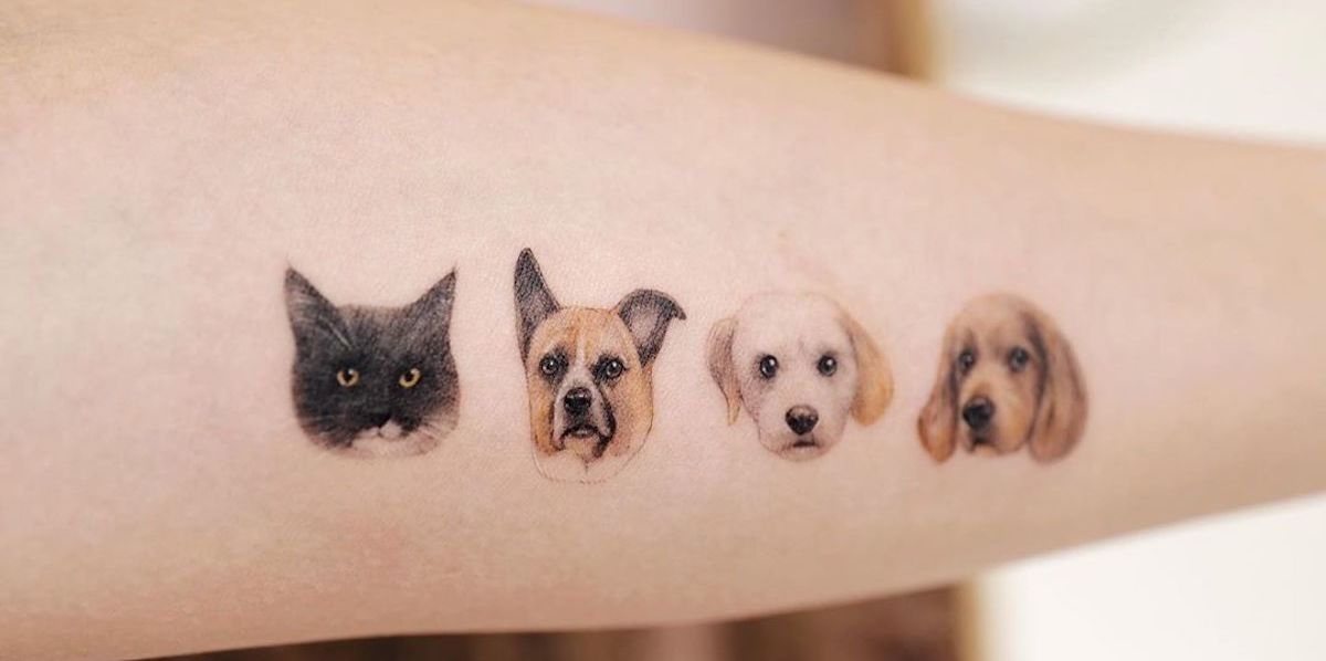 dog tattoo
